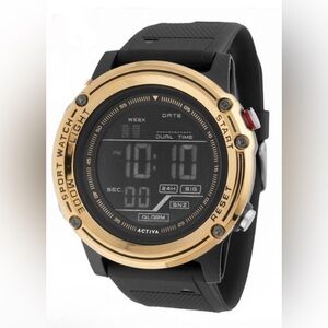 ACW8125-002 Activa Voyager of Time X Invicta Mens Watch 52mm Gold Tone NEW